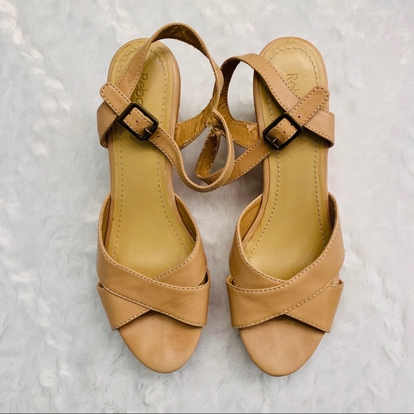 Reba Cork Wedge Sandals - Picture 7 of 7